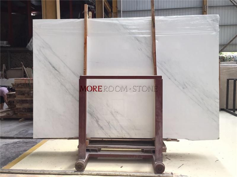 China Factory Grade a Asian White Natural Marble Slab From China