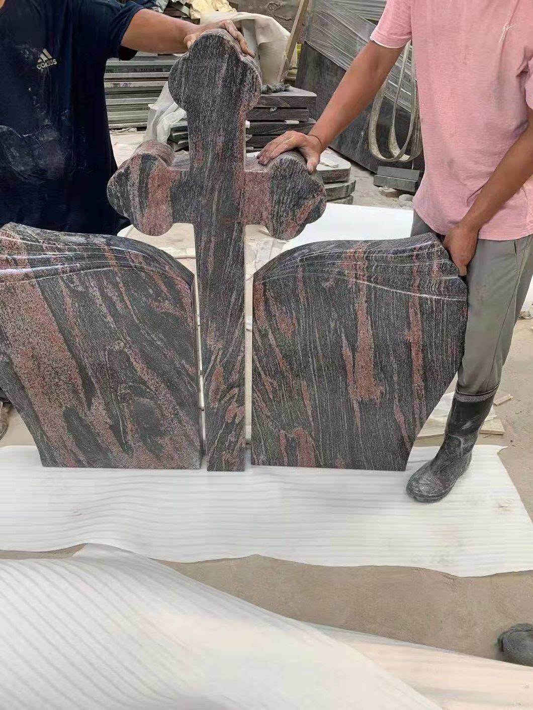 UK Bahama Blue Granite Memorial Headstones Tombstones Gravestone