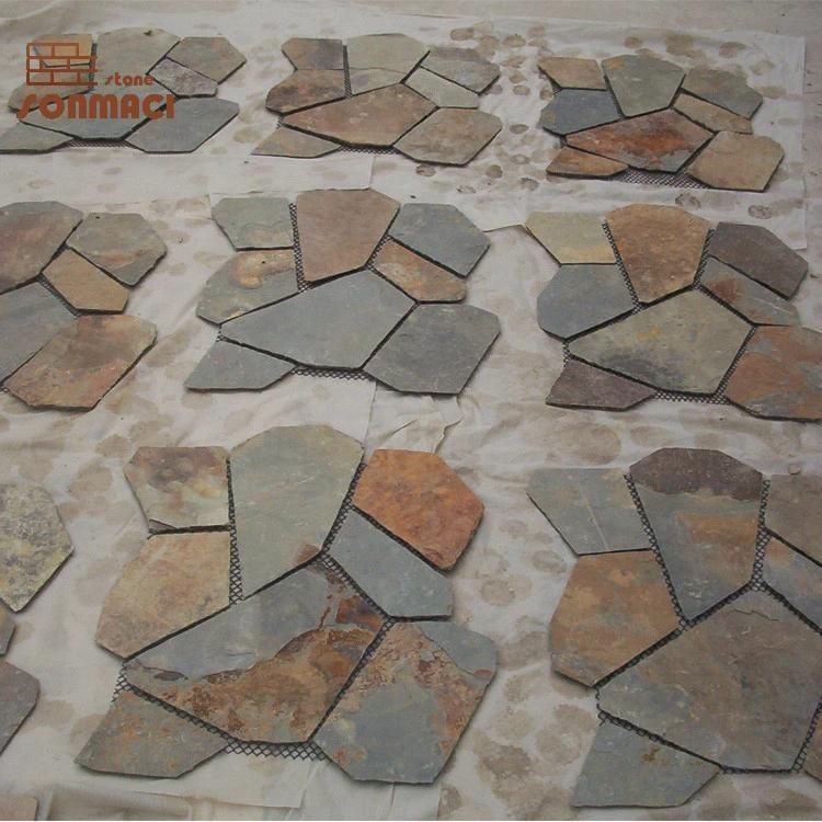 Rusty Slate Garden Paving Stone Tiles