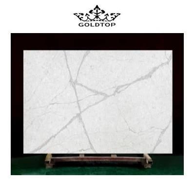 Lucency Transparent Bird White Fine Lines Quartz of Artificial Stone Kitchen Countertops Lowes