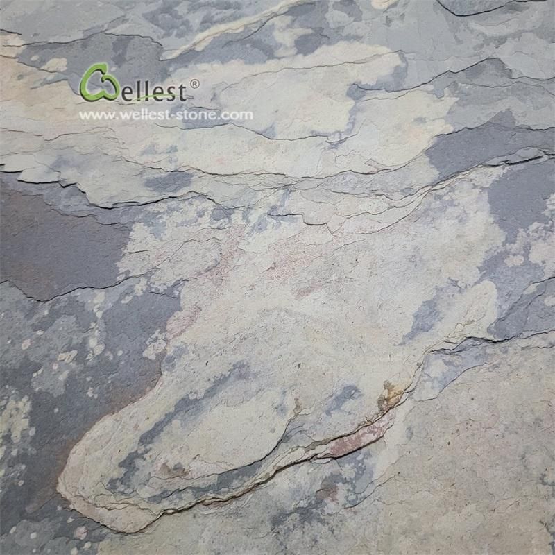 Easy to Handle and Deliver Cloudy Grey Natural Flexible and Super Thin Stone Wall Panel Veneer