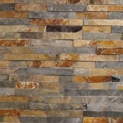Natural Rustic Ledge Stone Slate Wall Cladding/ Stacked Stone Veneer Panel Slate Wall Cladding