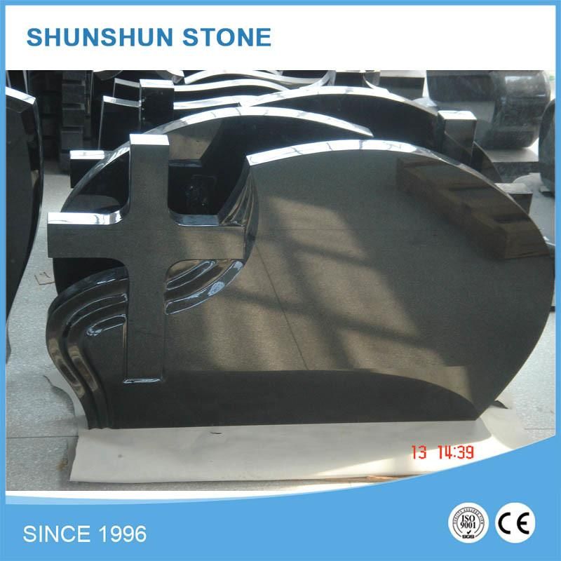 Absolute Black Granite Memorial Tombstone