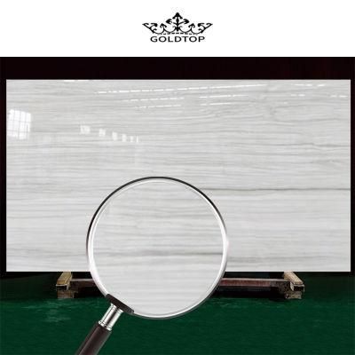 Reasonable Price Natural Greece Stellar White Marble Slab Polish Grey Marble