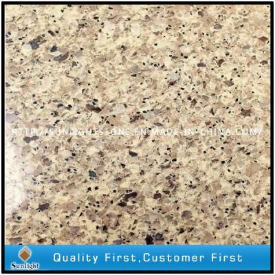 Double Color Quartz Countertops, Quartz Desk Tops, Quartz Stone