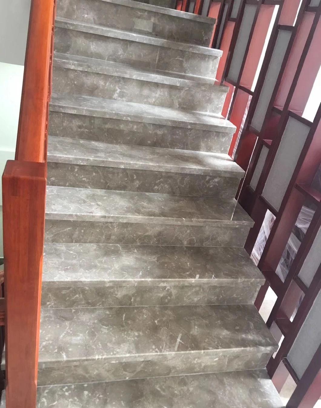 Fast Delivery Natural White Marble Stairs for Stair Step Anti-Slip Stairs