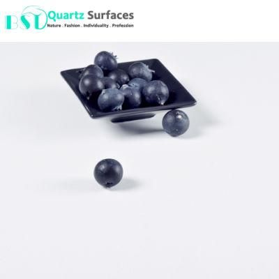 Snow White Polished Surface Artificial Quartz Stone for Countertop