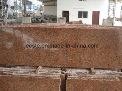 Cheapest G562 Granite Stone Maple Leaf Red Granite Step Vanity Top