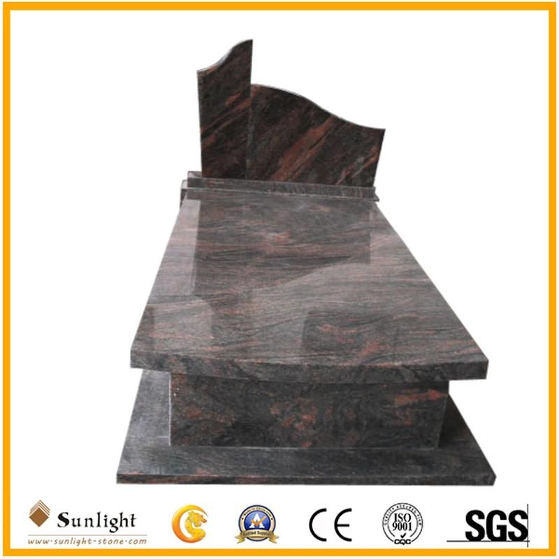 Himalaya Blue Granite Tree/Angel and Book Tomb/ Monument and Tombstone