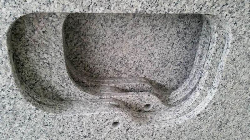 White/Grey Granite Countertop Kitchen Top/Bathroom/Vanity/Table Top