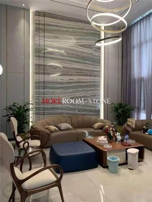 Villa Interior Wall Decor Grey Marble