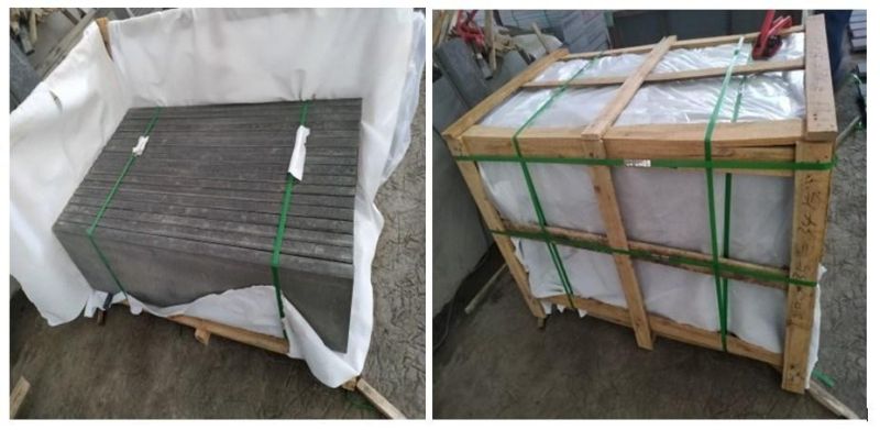Natural Stone G684 Black Granite for Stairs and Risers