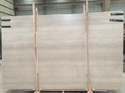 Popular Natural Cisillia Beige Wood Marble Slab and Tile for Hotel Wall Floor Decorate