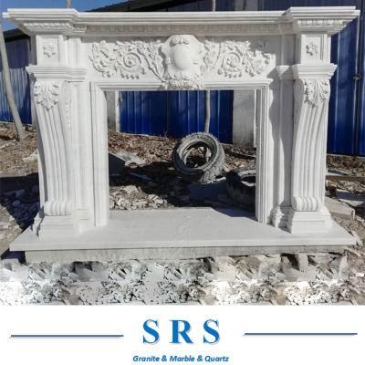 Luxury White Marble/Granite Stone Fireplaces