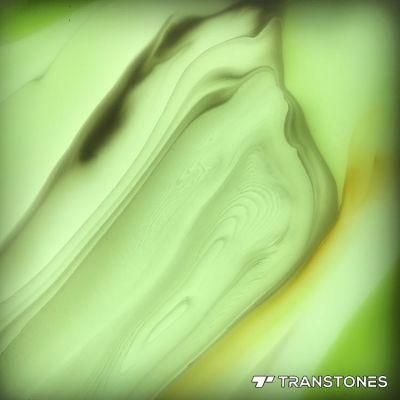 Architectural Translucent Faux Jade Stone Alabaster Handrail