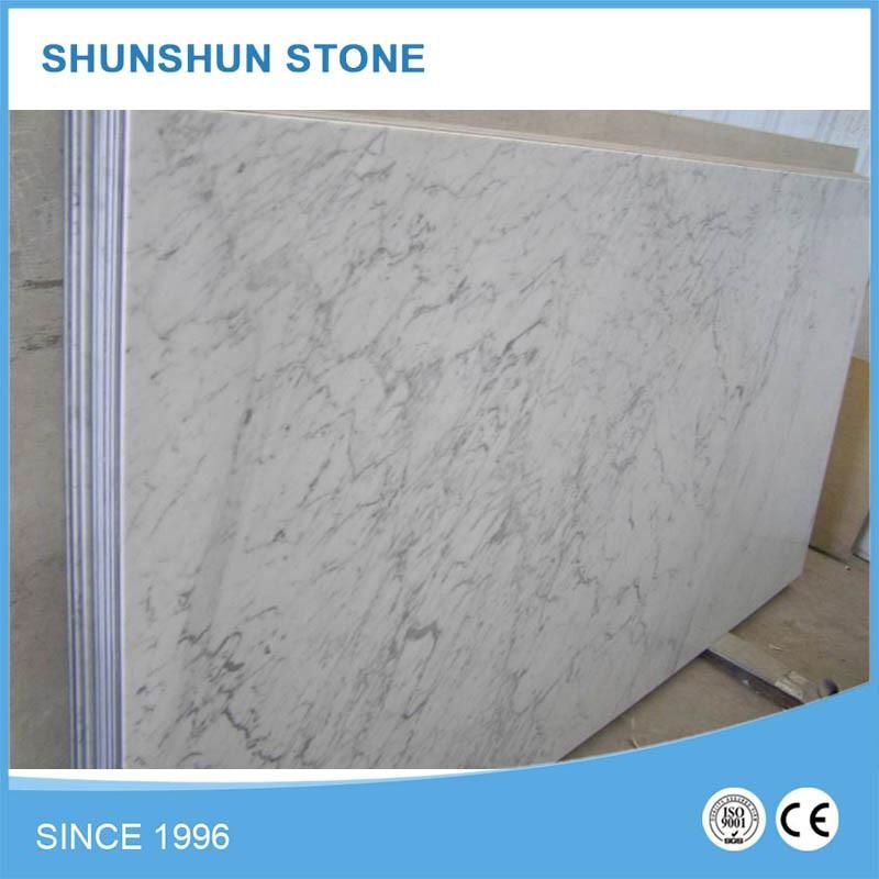 White Bianco Carrara Marble Slabs (high quality, good selling)
