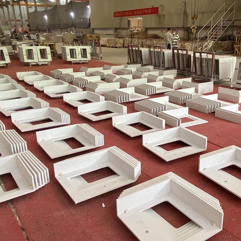 Customized Factory Outlet Countertops Artificial Stone Marble Countertops Vanity Table Bathroom Vanities Countertops Vanity Tops