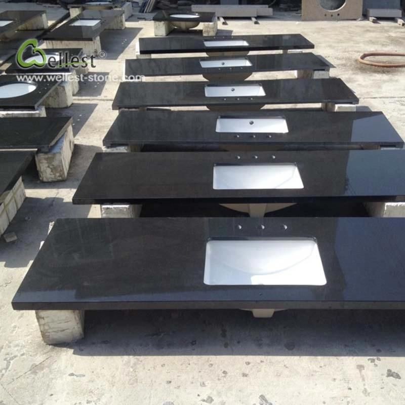 Absolute Black Vanity Tops Countertops Table Tops Granite G509 Residential