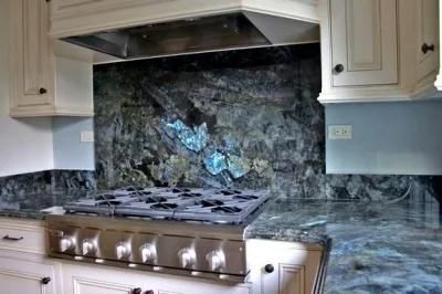 Labradorite Blue Counter Top Semi Precious Stone Slabs