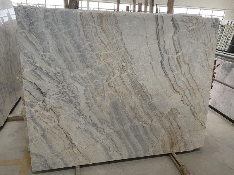 Popular Natural Chinese China Blue Gold Marble Slab and Tile for Hotel Wall Floor Decorate