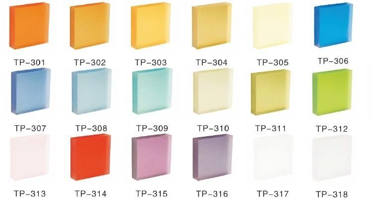 PMMA Sheet Translucent Colorful Customized Size Acrylic Light Box