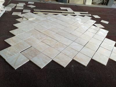 Golden Spider Beige Marble Tiles and Floors with Gold Vein
