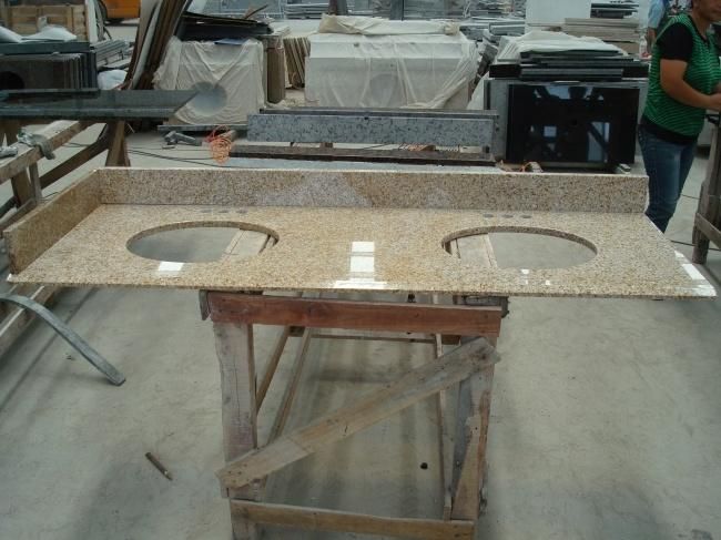 Customized Crema Marfil Marble Beige Color Countertop/Kitchen Top/Vanity Top
