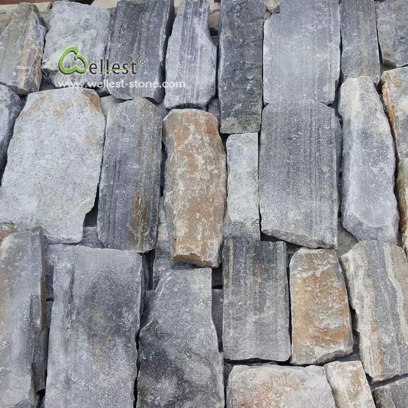 Blue Quartzite Loose Ledge Stone, Quartzite Field Stone, Random Wall Cladding