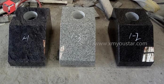 Cremation Vases Memorial Urns Funeral Lamp Black Gray Granite