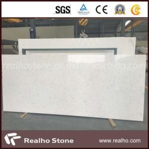 Manmade Artificial White Grey Viens Carrara Quartz Stone for bathroom Vanitytop / Kitchen Countertop