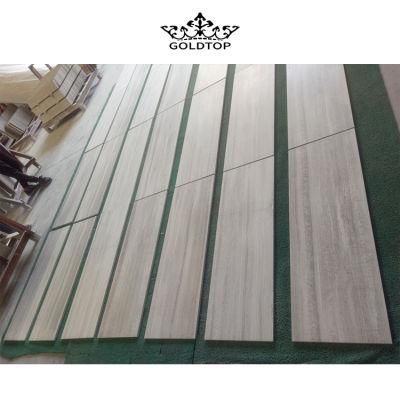 Best Price Made in China Home Decoration Building Material Bathroom Kitchen White Wood Marble Stone Full Polished Floor Wall Tiles