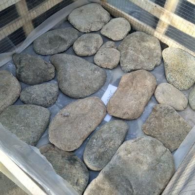 SMC-Fs345 China Natural River Pebbles Sliced Wall Panel