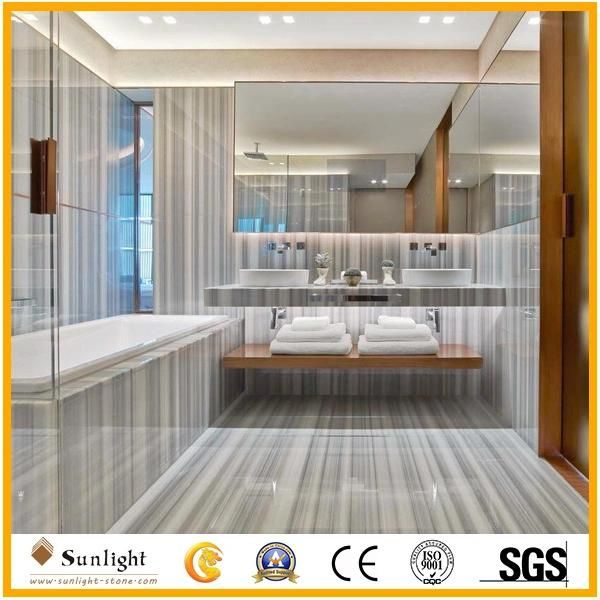 Polished Natural White Volakas Marble Slabs for Kitchen Bathroom Floor