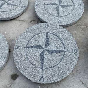 Garden Products Outdoor Granite Stone Compass Stepstone Slungshot Stone