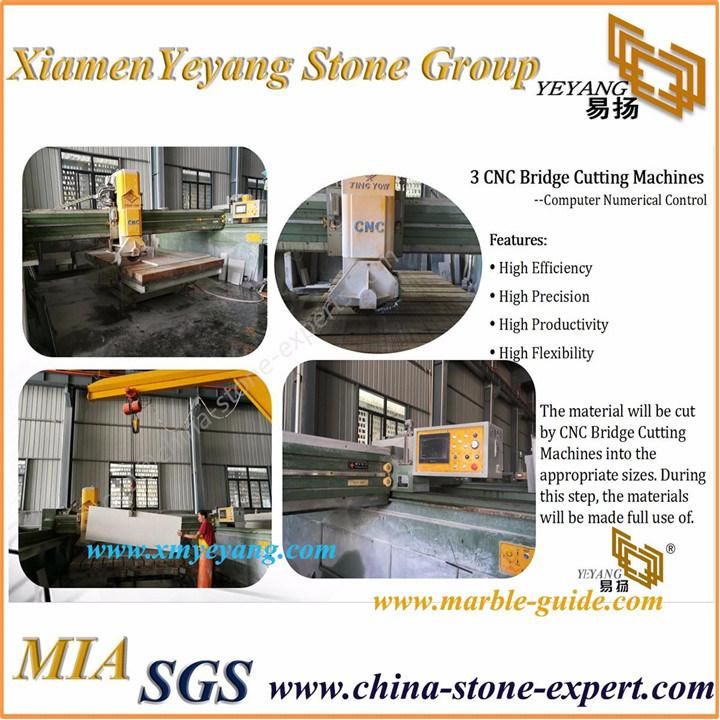 Natural Ink White Marble Stone Tile/Slab for Flooring/Bathroom/ Shower Wall/Vanity Tops/Flooring/Background