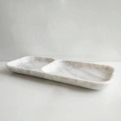 Natural Stone Marble Soap Dish for Bathroom