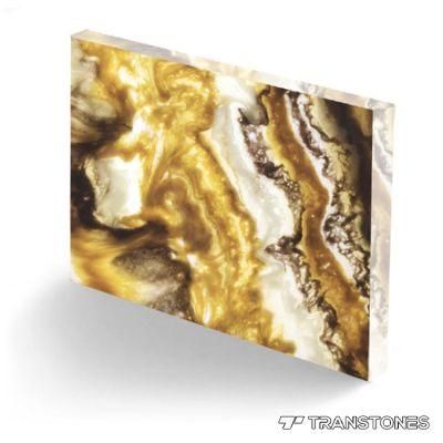 Faux Alabaster Stone Resin Onyx Decors Wall Panel