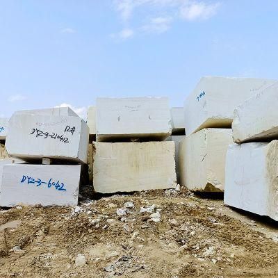 High Quality Natural White Wood Grain Marble Stone Block for Countertops Bar Tops Big Slabs Natural Stone Marbles Stone Block