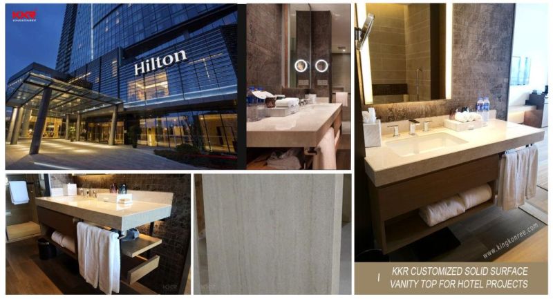 Luxury Modern Bathroom Vanity Top Home Integrate with Sink Vanity Tops