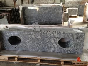 China Juparana Custom Granite Vanity Top for Bathroom