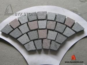 Red &amp; Green &amp; Grey Porphyry Cobblestone for Driveway