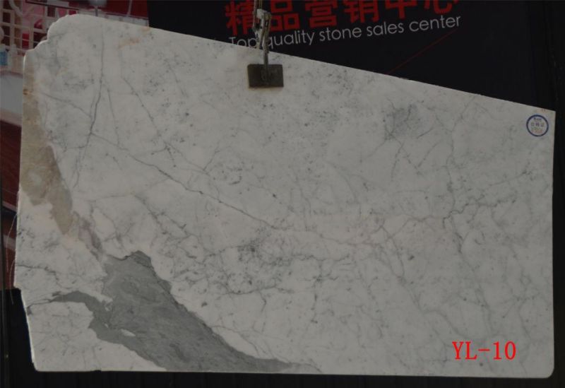 Hotsale Chinese Polished Engrave White Marble Slabs