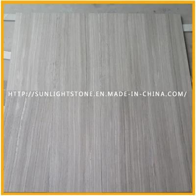 China Grey Wood /Athen Wood Stone Marble for Bathroom and Kitchen Flooring