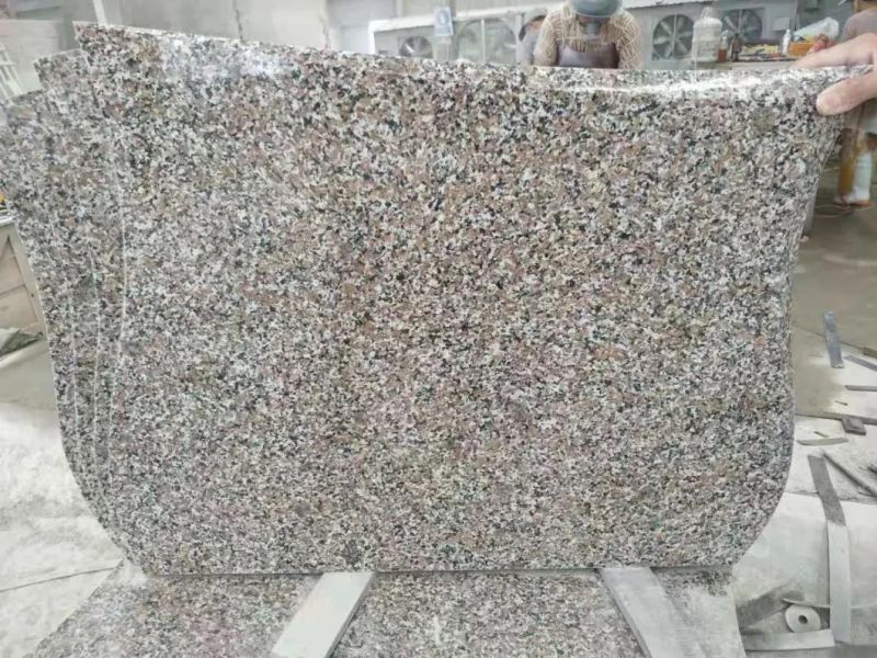 Experienced Workmanship Natural Granite Tombstone European Polished Headstone
