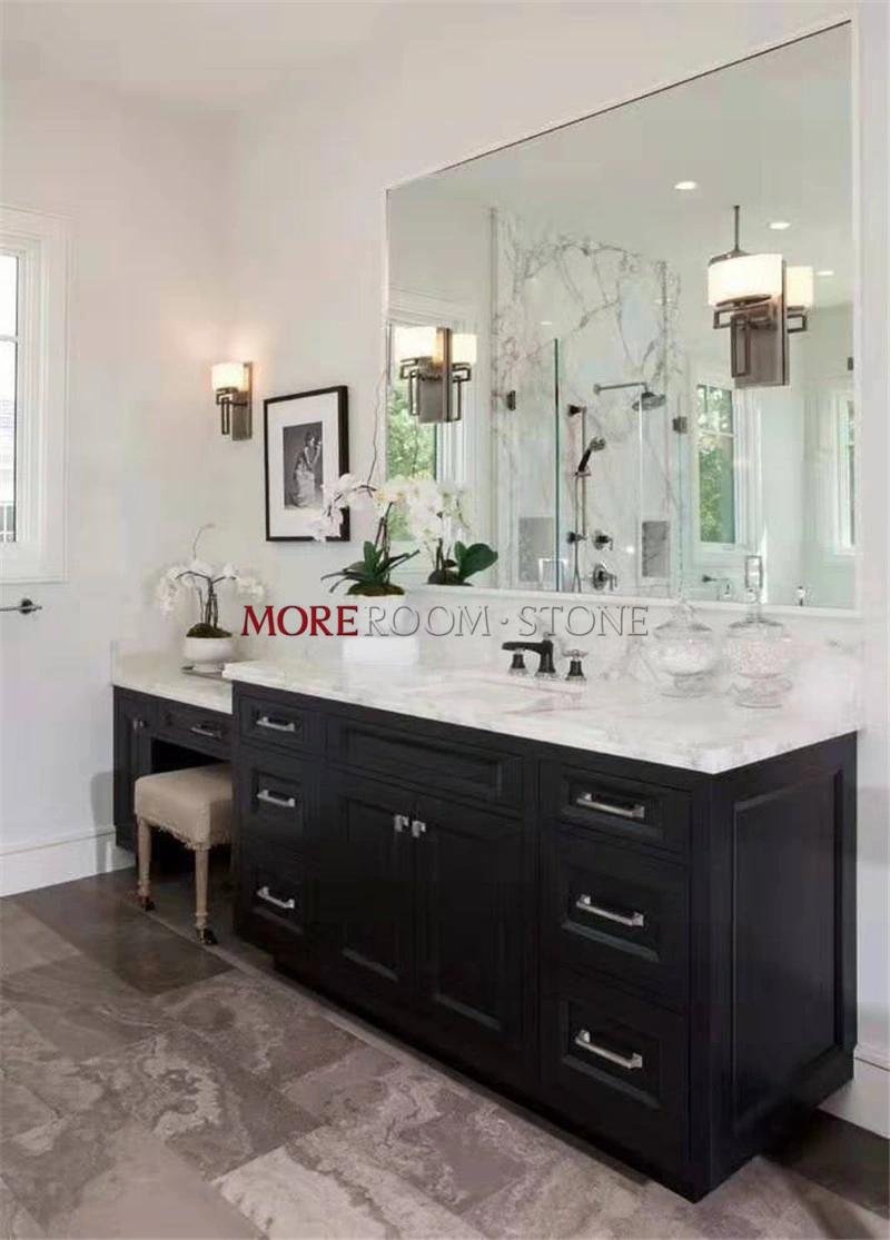 Interior Design Silver Grey Natural Marble Stone Slab for Wall