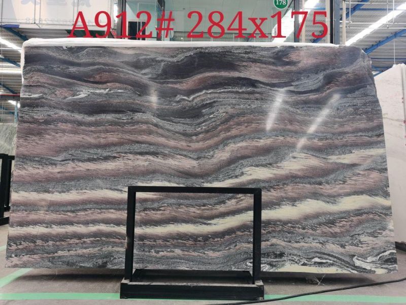 Landscape Purple Marble Polished Big Slabs & Tiles