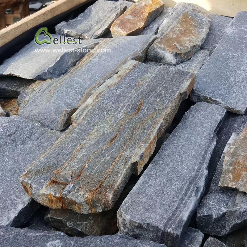 Blue Quartzite Loose Ledge Stone, Quartzite Field Stone, Random Wall Cladding