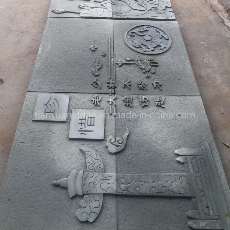 Art Sculpture Sandstone Interior Background Wall