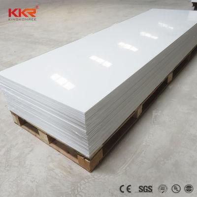 Glacier White Home Decoration Supply Artificial Stone Solid Surface Corian Shower Wall Panel Polymer Big Slabs