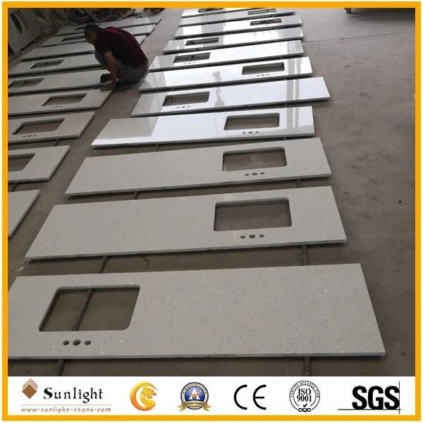Cheap Solid Surface Laminate White Marble Kitchen Tops Marble Countertop